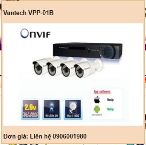 Bộ Kit Camera IP Powerline Vantech VPP-01B