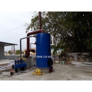 Lò Hơi Đốt Than Củi 500kg/H Kiểu Đứng Do Nồi Hơi Đông Anh Chế Tạo