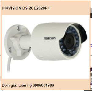 . Camera IP HIKVISION DS-2CD2020F-I